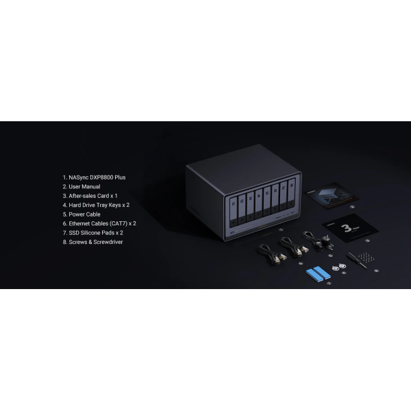 UGREEN NASync DXP8800 Plus – професійне 8-бейове NAS-сховище з